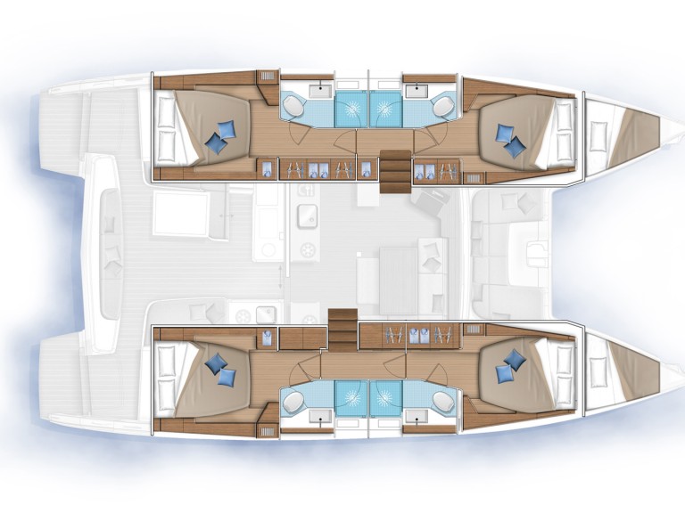 Lagoon Lagoon 46 charter bareboat or skippered in  Skradin