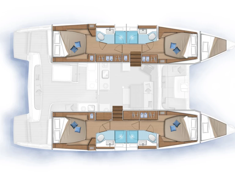 Lagoon Lagoon 46 charter bareboat or skippered in  Skradin