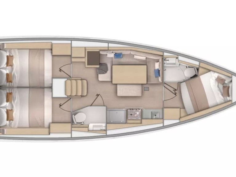 Hire Sailboat with or without skipper Bénéteau Skradin