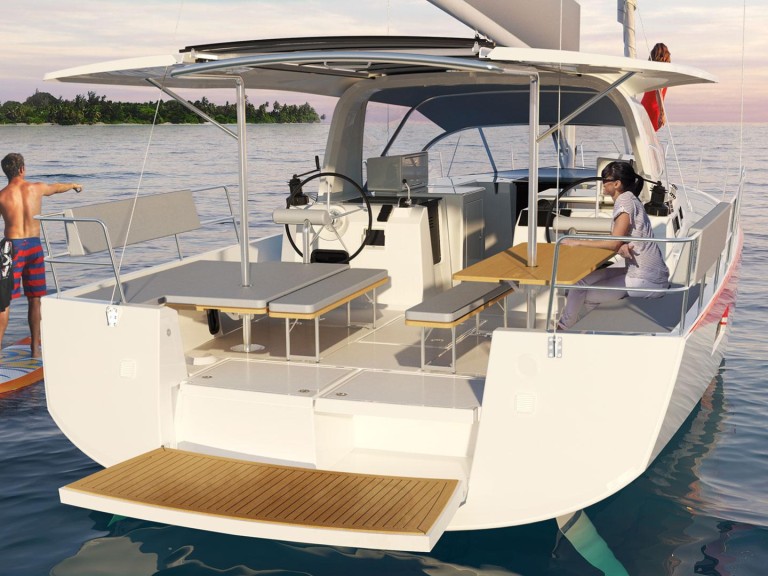 Charter a Jeanneau Sun Loft 47 in Néa Péramos on Samboat