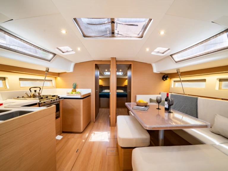 Jeanneau Sun Odyssey 490 charter bareboat or skippered in  Néa Péramos
