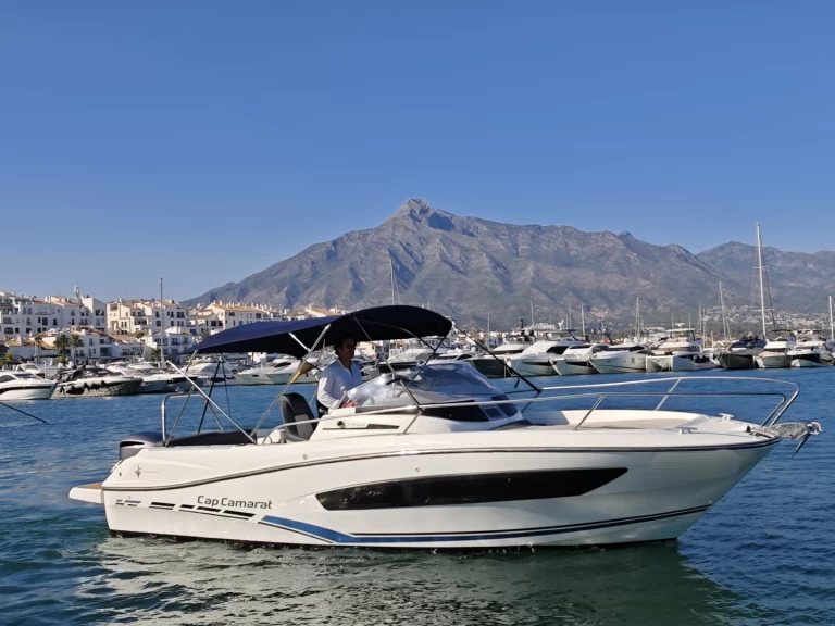Bénéteau CAP CAMARAT 7,5 W.A charter bareboat or skippered in  Arzon