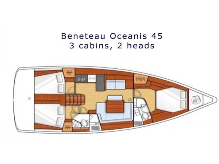 Sailboat hire in Alimos - Bénéteau Oceanis 45/3