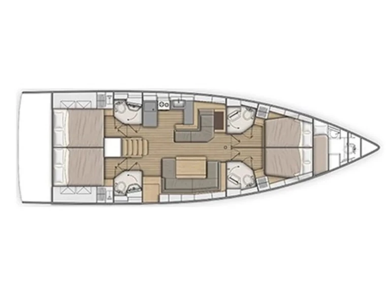 Yacht hire Alimos cheap Oceanis 51.1