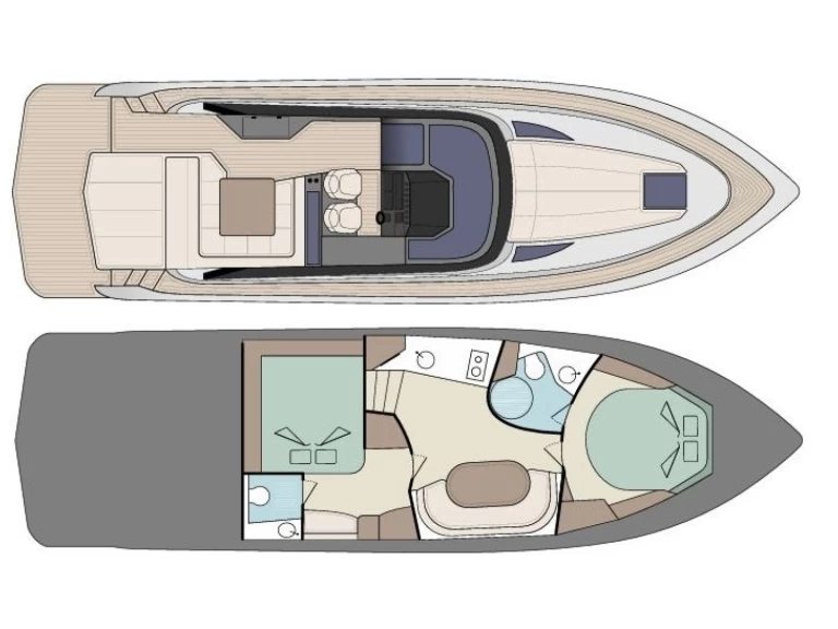 Focus Focus Power 44 / 2 cabin version charter bareboat or skippered in  Sukošan