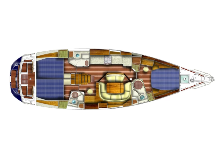 Hire Sailboat Jeanneau with a boat licence