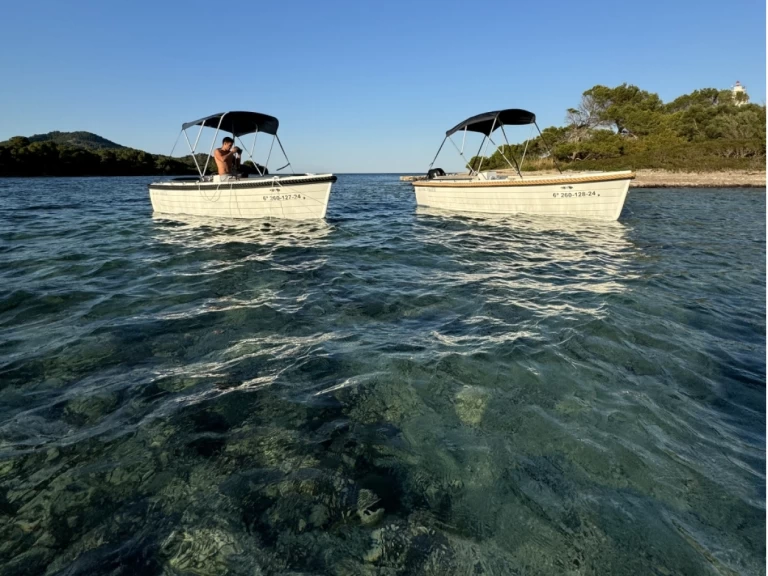 Silver 495 charter bareboat or skippered in  Can Picafort