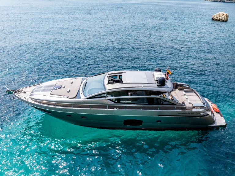 Pershing Pershing 62 charter bareboat or skippered in  Ibiza Magna