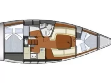 Hire Sailboat Jeanneau with a boat licence