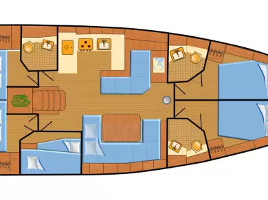 Yacht hire Palma de Mallorca cheap Oceanis 51.1