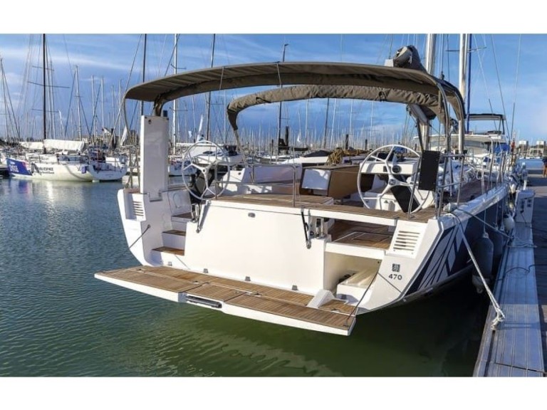 Dufour Dufour 470 charter bareboat or skippered in  Tourlos