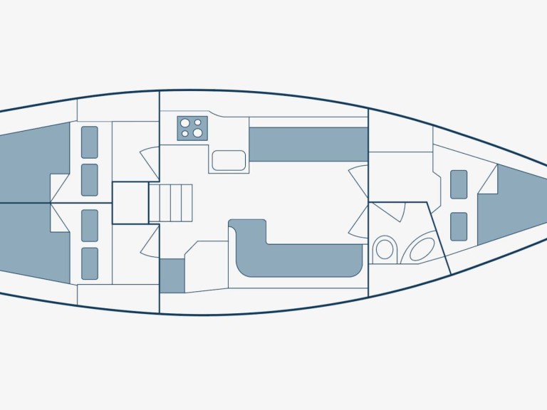 Hire Sailboat Bavaria with a boat licence