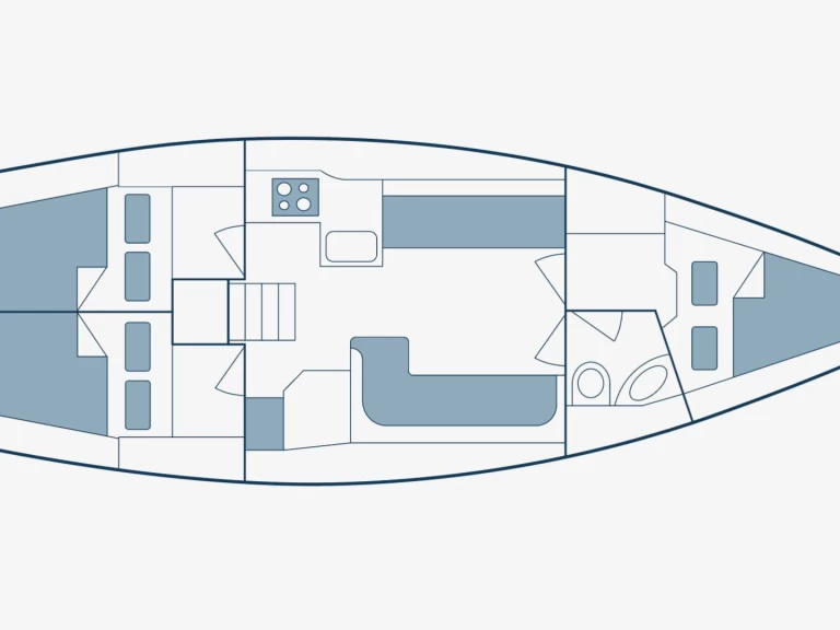 Hire Sailboat Bavaria with a boat licence