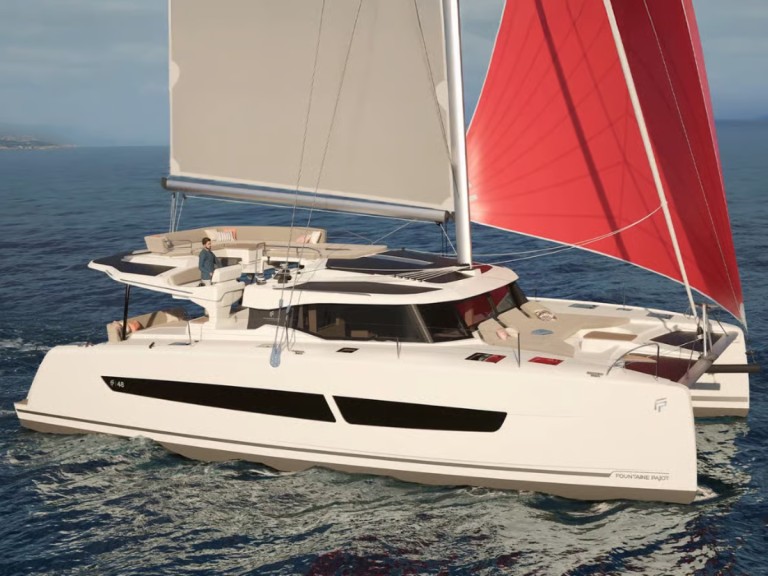 Catamaran hire in Frenchtown - Fountaine Pajot Fountaine Pajot FP 48 Quintet 5