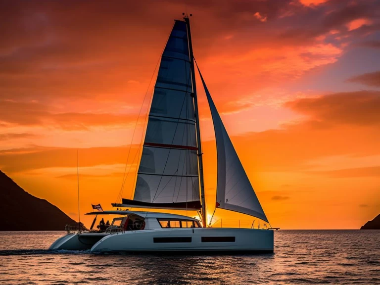 Catamaran hire in Coco Bay - Lin Mar / Gold Coast Yachts Custom Catamaran 65