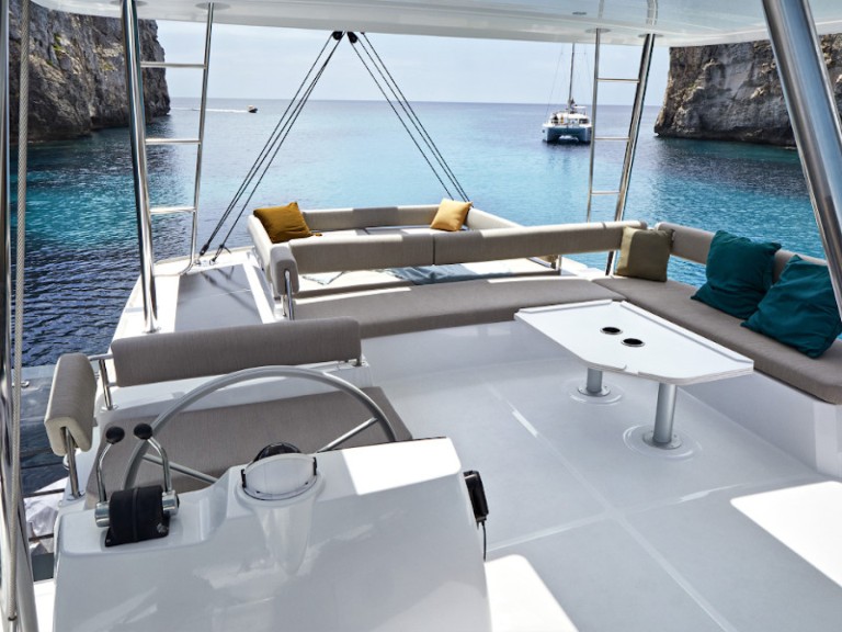 Bali Bali 4.8 (5+1 cab) charter bareboat or skippered in  Lávrio