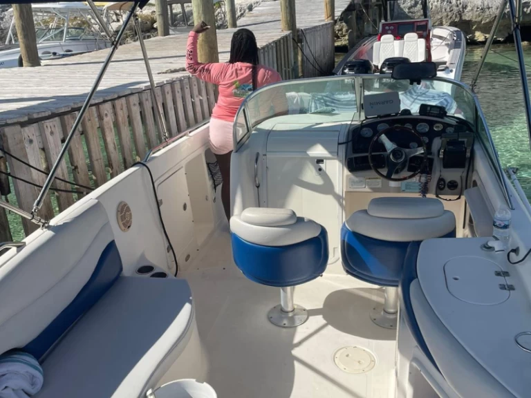 Hurricane deck boat  260 charter bareboat or skippered in  Nassau