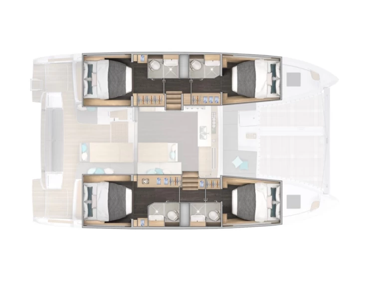 Hire Catamaran Lagoon with a boat licence