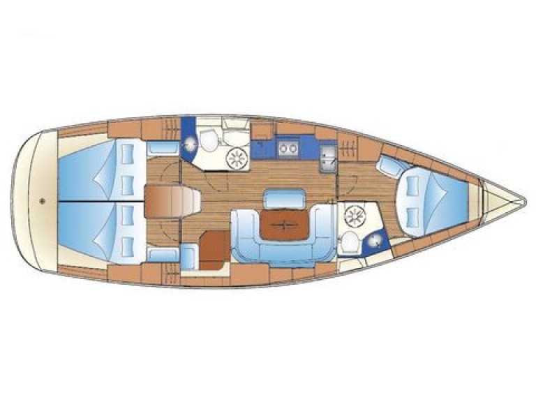 Sailboat to hire Nikiána at the best price