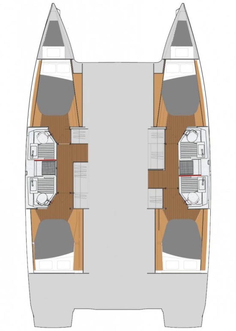 Hire Catamaran Fountaine Pajot with a boat licence