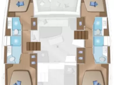 Hire Catamaran Lagoon with a boat licence