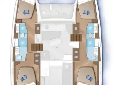 Hire Catamaran Lagoon with a boat licence