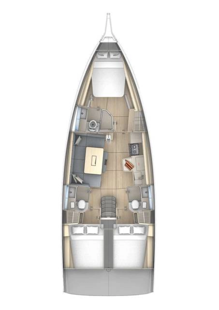 Sailboat hire in Lávrio - Dufour Dufour 41