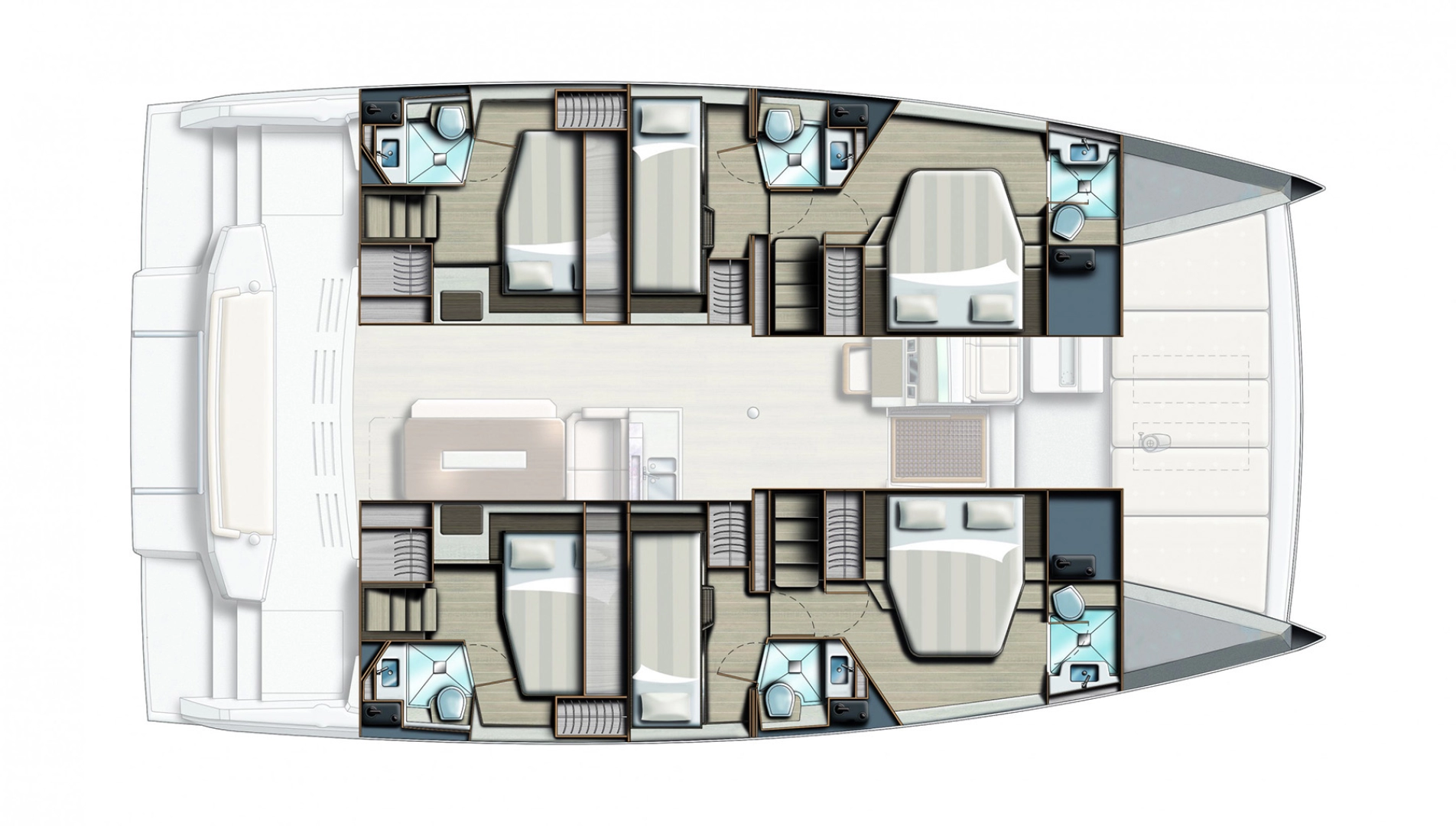 Catamaran to hire Gouvia at the best price