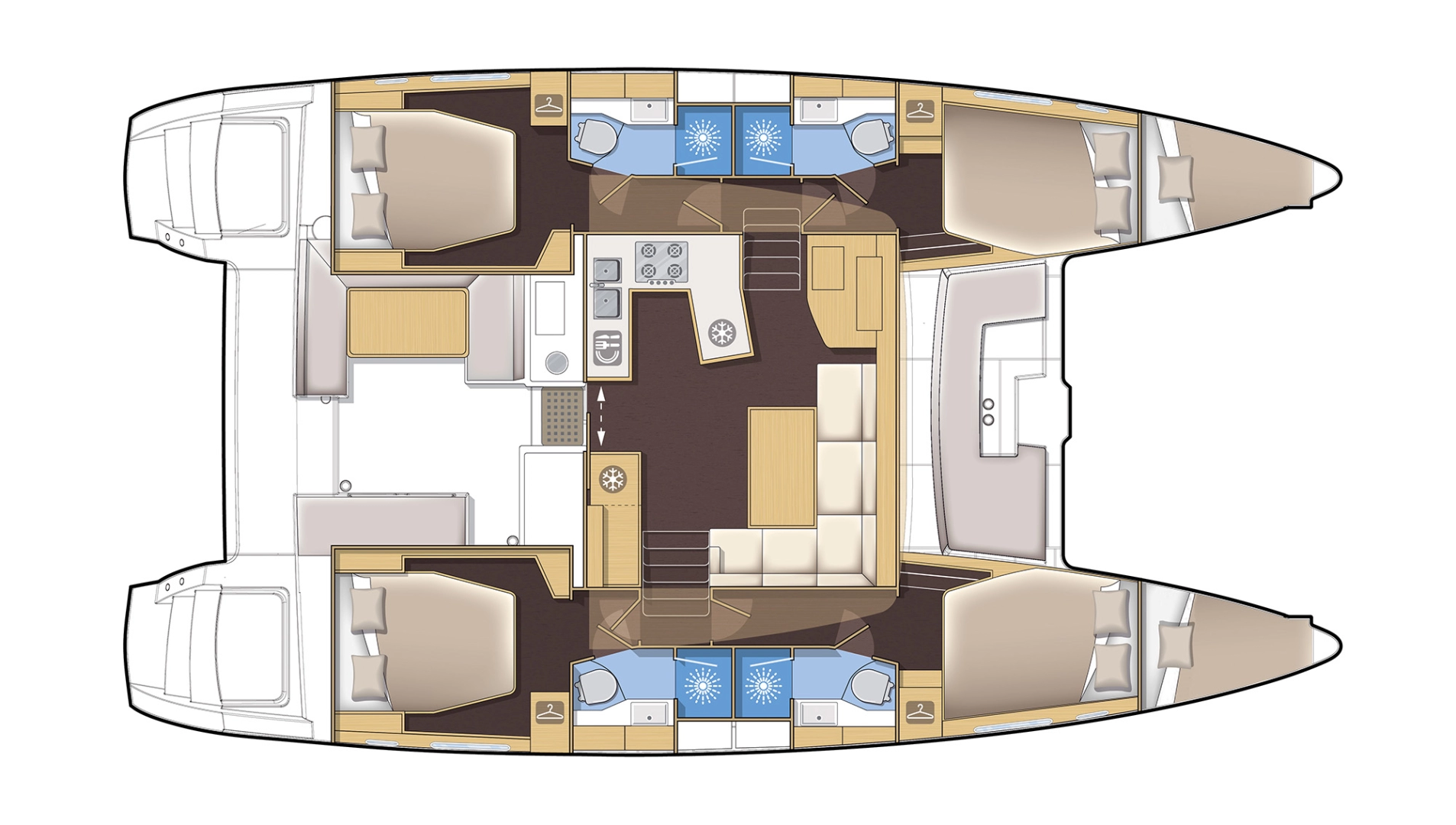 Catamaran to hire Gouvia at the best price