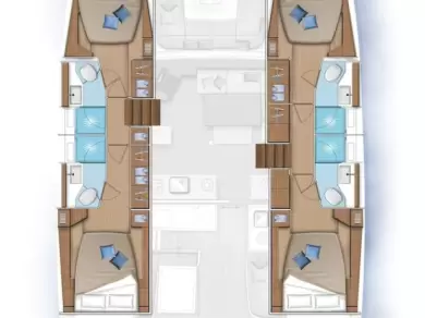 Yacht charter Göcek - Lagoon Lagoon 46 on SamBoat