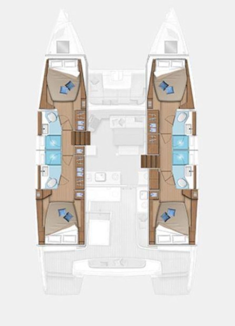 Yacht charter Gouvia - Lagoon Lagoon 46 on SamBoat