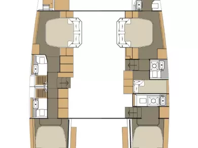 Yacht charter Primošten - Dufour Dufour Catamarans 48 Sail on SamBoat