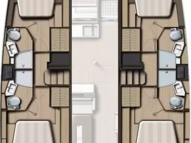 Bali Bali 4.4 charter bareboat or skippered in  Trogir