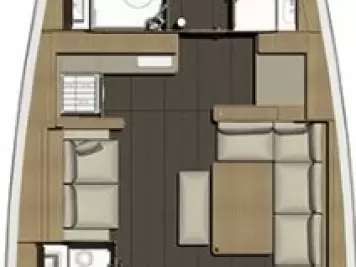 Dufour Dufour 460 Grand Large charter bareboat or skippered in  Šibenik