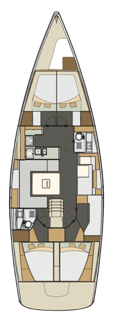 Yacht hire Punat cheap Impression 50