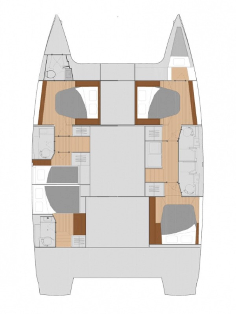 Yacht charter Trogir - Fountaine Pajot Saona 47 on SamBoat
