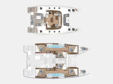 Charter a Lagoon Lagoon 50 in Alimos on Samboat