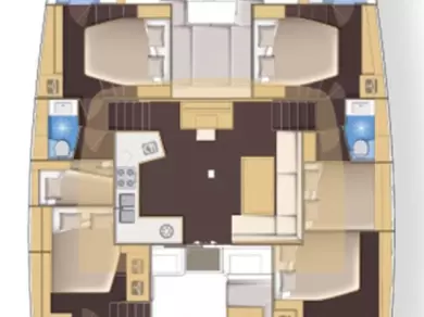 Yacht charter Alimos - Lagoon Lagoon 52 on SamBoat