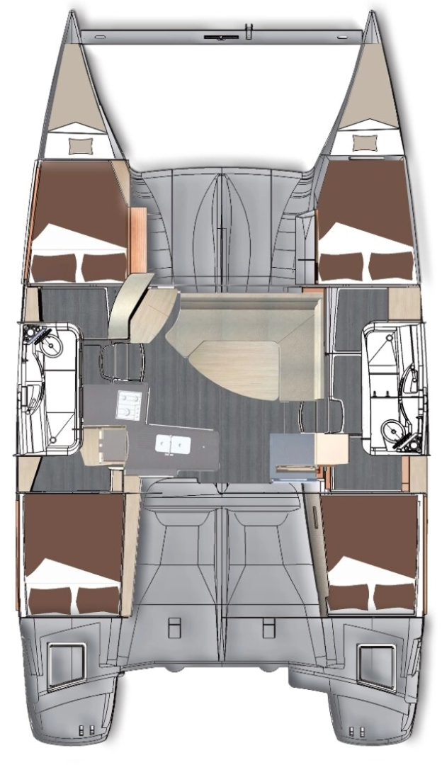 Catamaran to hire Kaş at the best price