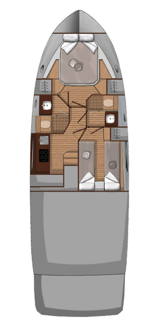 Hire a Sessa Marine Sessa Fly 42 - 2 cab. Sukošan