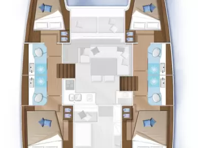 Yacht hire Seget Donji cheap Lagoon 40