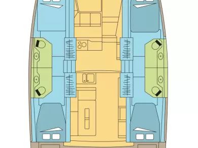 Yacht charter Fethiye - Bali Bali 4.2 on SamBoat