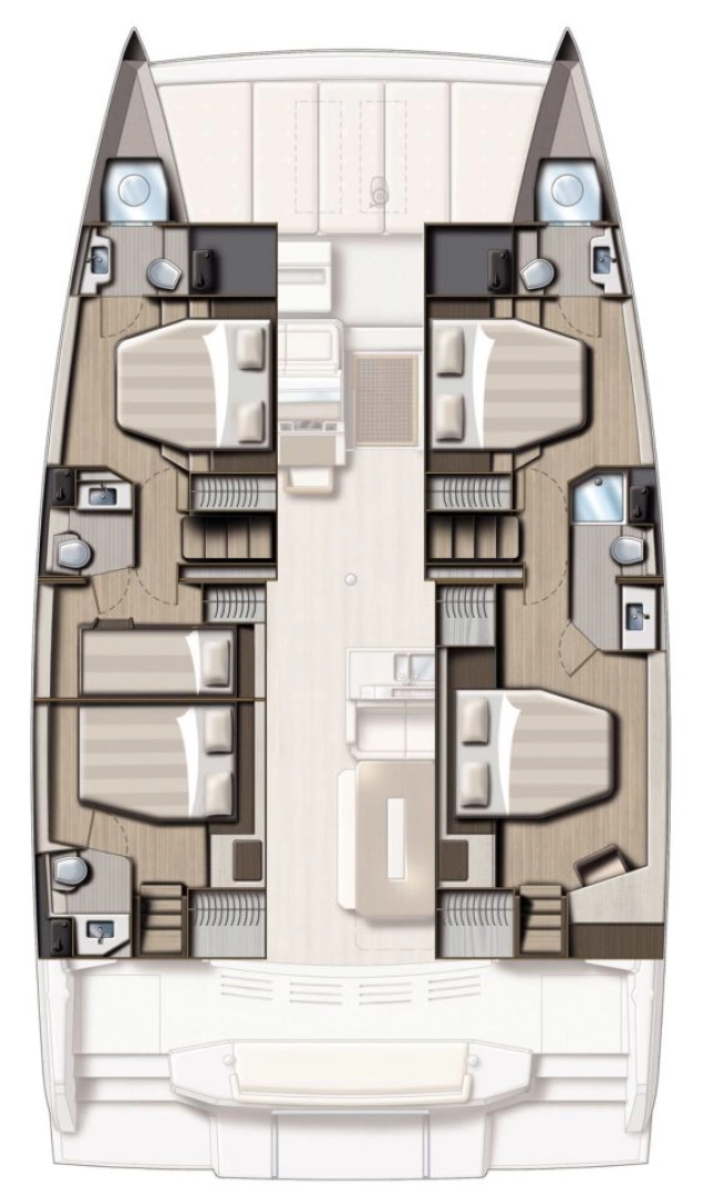 Bali Bali 4.8 charter bareboat or skippered in  Seget Donji