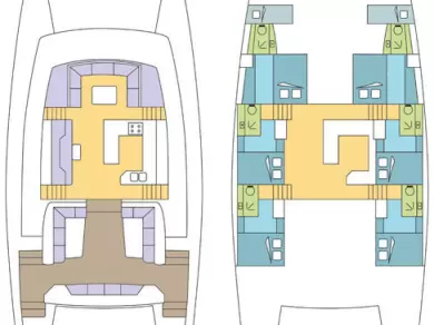 Hire Catamaran with or without skipper Dream 60 Seget Donji