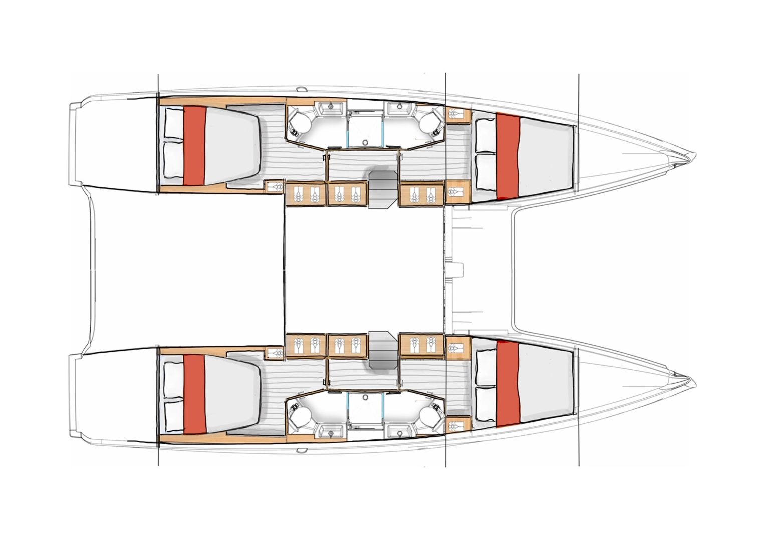 Yacht hire Zaton cheap Excess 13 - 4 + 1 cab.