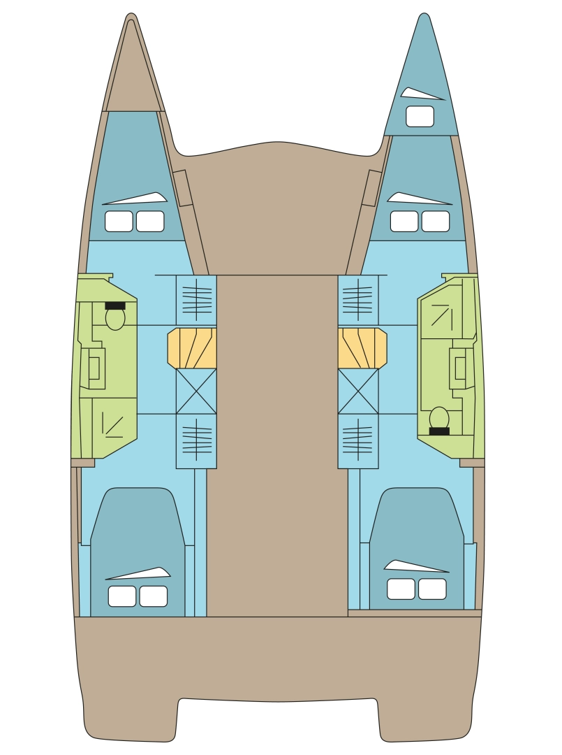 Catamaran to hire Parham Town at the best price