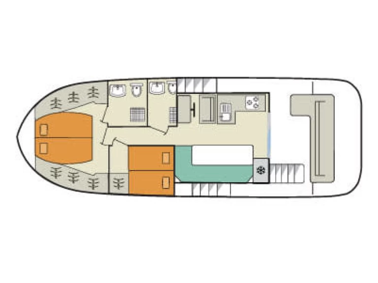 Le Boat Liberty charter bareboat or skippered in  Homps