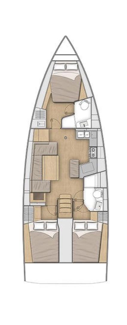 Hire Sailboat Bénéteau with a boat licence