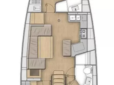 Hire Sailboat Bénéteau with a boat licence