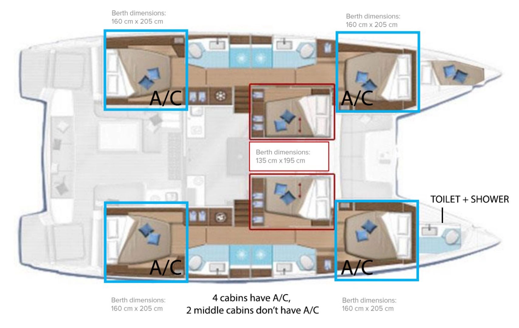 Charter a Lagoon Lagoon 50 in Kaštela on Samboat